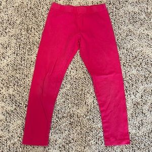Girls pink leggings